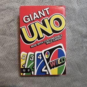 Giant UNO Card Game New With Sealed Cards.